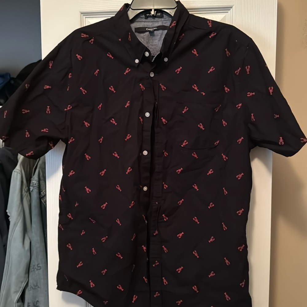 Casual short sleeve button-down. Rarely worn!